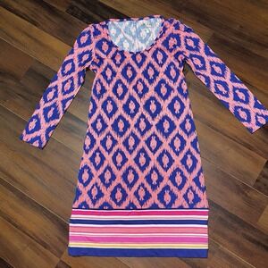 Lilly Pulitzer Beacon Dress Size XXS Women multicolor Pima Cotton Jersey